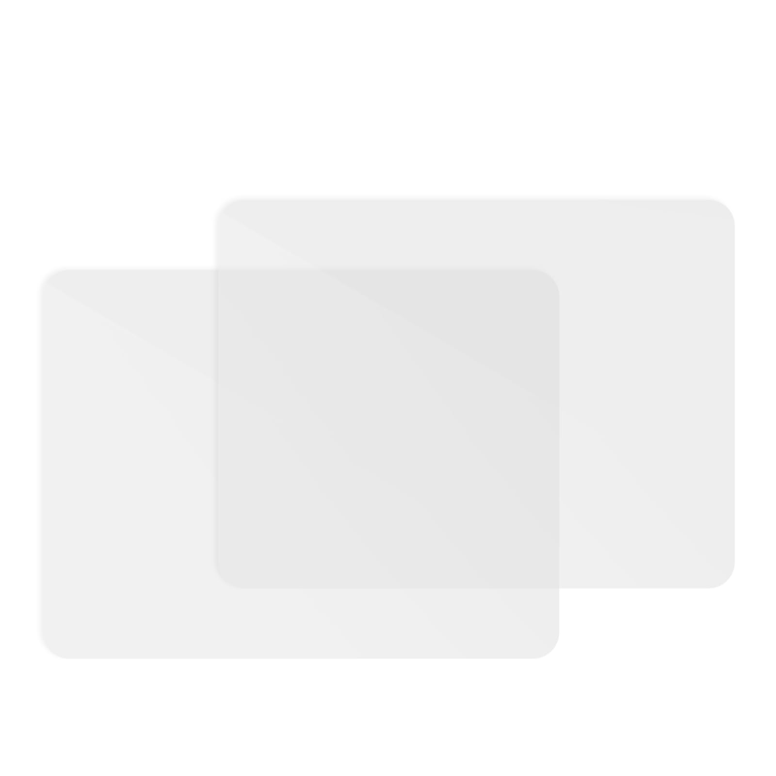 2 Pack Silicone Mats for Worktops - Non-Slip, Heat-Resistant Silicone Mats for Kitchen, Crafting, and Baking, 40x30cm, Multi-Purpose Table Mats for Countertop Protection (Transparent) — image 1