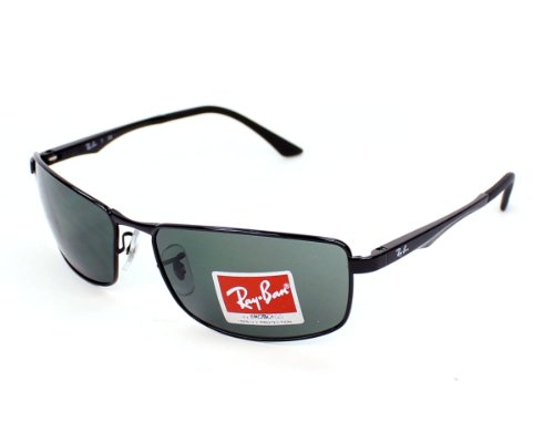 Image of Ray-Ban mens Rb3498 Rectangular Sunglasses