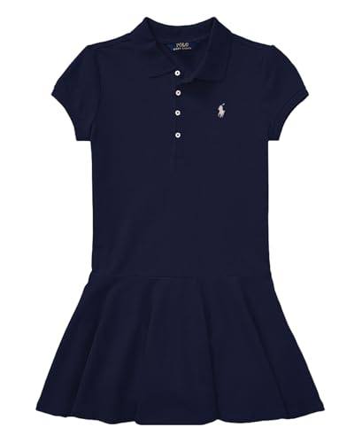 Ralph Lauren Polo Girls Short Sleeve Stretch Mesh Dress