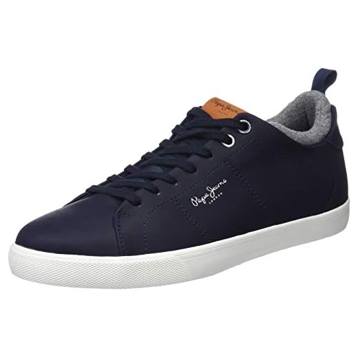 Pepe Jeans London Marton Basic, Zapatillas para Hombre, Azul (Navy 595), 40 EU