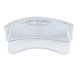 Lake MacBride Iowa Outdoors Vintage Sport Sun Visor, Youth, One Size, White
