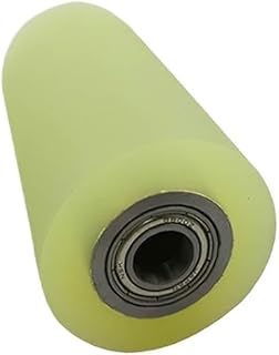 1 Pcs Furniture Wheel Diameter 40mm, Length 114mm, PU Polyurethane Roller, with Bearing, Soft Surface, Pipe Drive Rubber Wheel (Size : Hole 10mm)