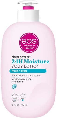 eos Shea Better Fresh & Cozy Body Lotion, 24 Hour Moisturizing Sk...