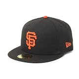 [ニューエラ] MLB ON-FIELD 59FIFTY AUTHENTIC COLLECTION 帽子 メンズ レディース (JP, 数字サイズ, 56.5 cm, 57.0 cm, 04.ジャイアンツブラック) [並行輸入品]
