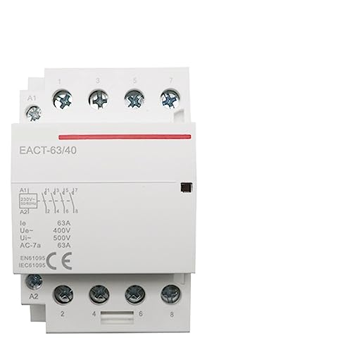 Contacteur modulaire 32A 3NO1NC pour tableau électrique Din Rail monophasé 220V