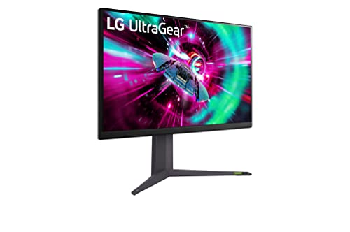 LG Ultragear™ 32GR93U-B Ecran PC Gaming 32" - Dalle IPS résolution UHD 4K (3840x2160), 1ms GtG 144Hz, DisplayHDR™400, DCI-P3 95%, AMD FreeSync Premium, Compatible NVIDIA G-Sync, HDMI 2.1