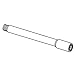 708574M92 Massey Ferguson Industrial Construction Hydraulic Pump Drive Shaft 40