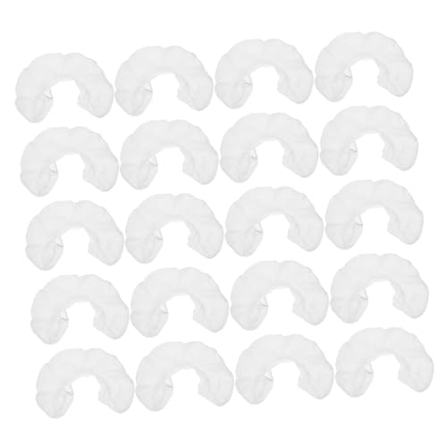 Housse de coussin en U jetable Homoyoyo en non-tissé blanc pour table de massage x50
