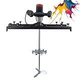 Elektrische Tankmischermaschine, Farbmischausrüstung, IBC-Rührwerk, kommerzielle 1-Tonnen-Farbrührmaschine, Farbmischausrüstung, mit Stützbügel(A)