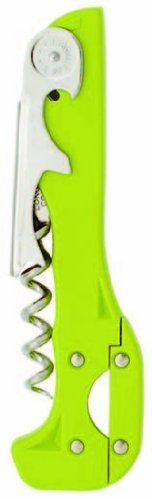 Franmara Stainless Steel Light Green Two-Step Corkscrew with Extendable Foil Cutter
