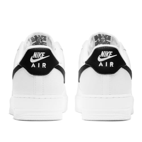 Image of Nike Air Force 1 Men's Sneakers, White Black, 7