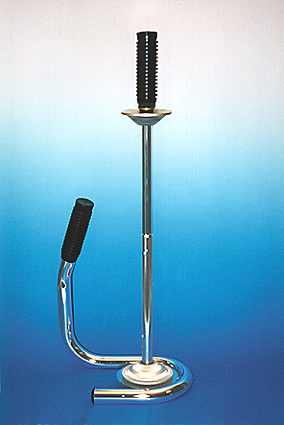 Stretchfolienabroller mit Bremse Zentrierkegel ausziehbar 300 - 500 mm Frei Haus