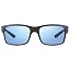 Matte Black Tortoise Frame With Blue Water Lens