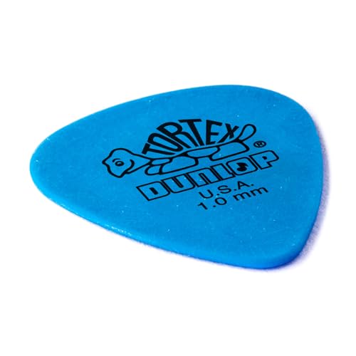 Dunlop Tortex Standard 1.0mm Blue Guitar Pick - 12 Pack