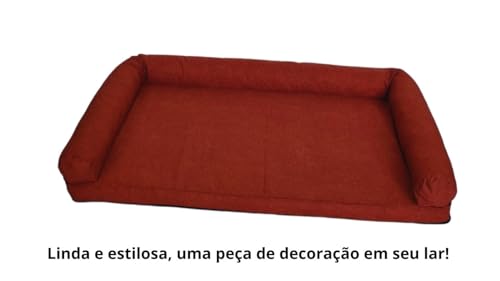 Cama Sofá Pet Grande 120x80x17cm 100% Acquablock e Resistente - Escolha a Cor - Pet Querido (TERRACO