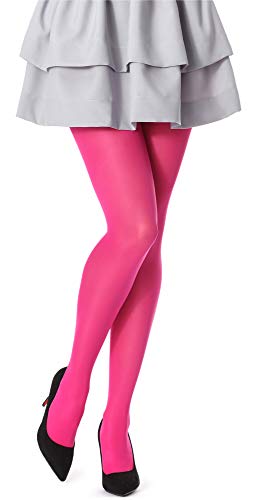 Bellivalini Medias de Microfibra Mujer 40 DEN BLVFI1001 (Magenta, 3-M)