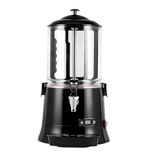 Máquina Comercial para Hacer Chocolate Caliente, Dispensador/Termomantenedor Eléctrico de Chocolate Caliente, con Ajuste de Temperatura de 30~90℃, para Calentar Chocolate, Café, Leche, Té 10L