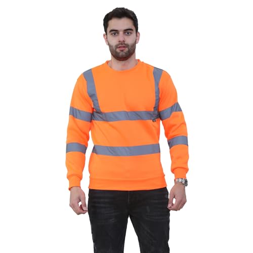 Polaire col ras du cou réfléchissante et chaude veste de sécurité de travail