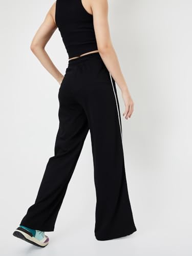 Image of Max Plus Size Women Side Striped Wide-Leg Track Pants, Regular Fit