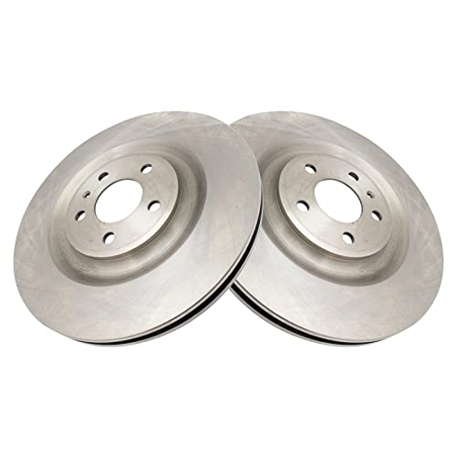 Image of TRQ Rear Ceramic Brake Pad and Rotor Set | For 2017-2020 Audi Q7 2019-2020 A8 Quattro 2019-2020 Q8 2019 e-tron Quattro