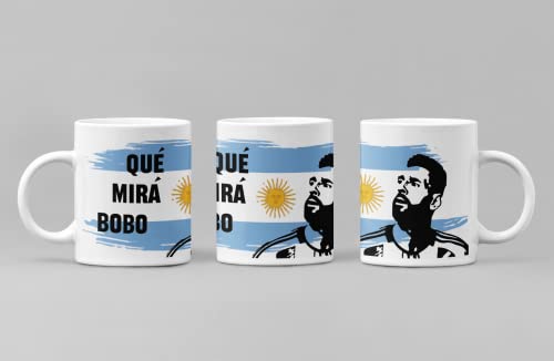 Clapper Taza Messi Qué mirá bobo Bandera Argetina Cover