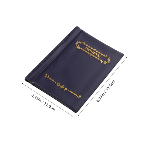 Álbum de colección monedas de alta resistencia con estuche PU 2