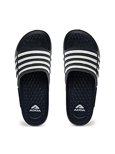 Image of ADDA (LABEL) TM-NEXT GEN || Durable & Comfortable || 2D Sole || Skid Resistant || Lightweight || Soft and Comfortable Footbed || Outdoor Slipper || Special Soft || Sliders for Men