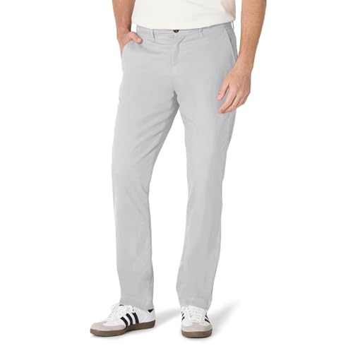 Amazon Essentials Men's Athletic-Fit Chino Pants, Grey, 42W x 32L