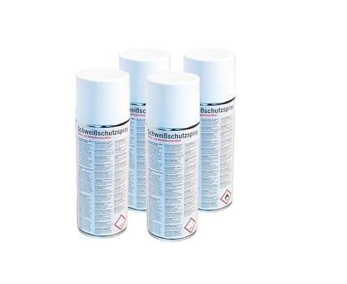 ROTHENBERGER Industrial Schweißschutzspray 4 x 400 ml reinigt Schweißdüsen & verhindert Anhaften Schweißspritzern – silikonfreies Schweiß-Trennspray bietet lückenlosen Schutz beim Schweißen 40600