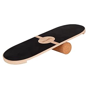Balance Board De Bois Pour Adultes Et Enfants Coordination Planche D’équilibre Physiothérapie Skateboard Thérapeutique Sport Fitness Crossfit Yoga – Disponibles Avec Tapis Ou Sans Tapis