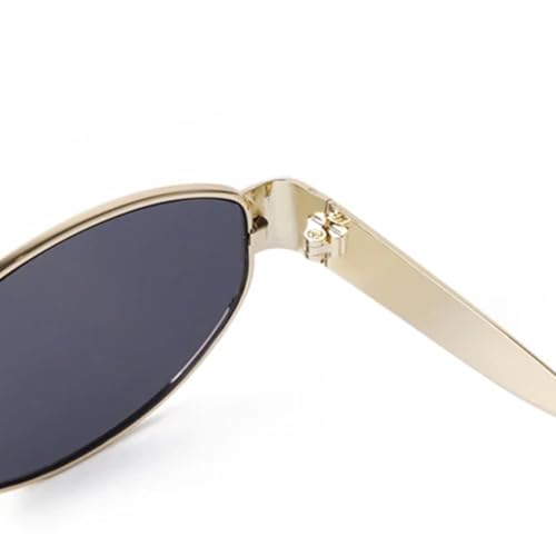 Lunettes de soleil ovales légères pour éviter la fatigue visuelle
