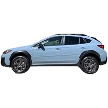 Painted Body Side Moldings for The 2013-2023 Subaru Crosstrek Painted in The Factory Paint Code of Your Choice E1U, G1U, GE2 Ice Silver Metallic Trap