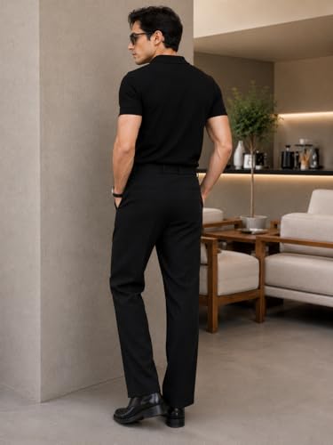 Image of Men's Formal Trouser Pant| Men's Bootcut Important Pant | Men Slim Fit Pants, Straight Fit Formal Trouser | Elegant Styling for Daily Use