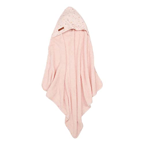 Little Dutch TE50621550 Kapuzenhandtuch Frottee Little pink Flowers (75x75 cm)