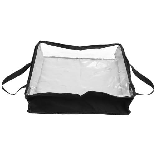 Hohopeti Large Capacity Hat Storage Bag Organizer for Baseball Caps Clear View Portable Hat Storage Box