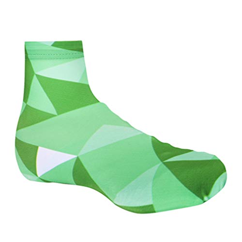 Cubiertas para zapatillas de ciclismo, protectoras contra el viento y el frío, talla M, verde miniatura 2