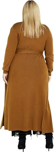 Image of City Chic Plus Size Cardigan - Goldie Longline