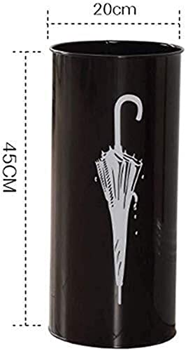 Porte parapluie suspendu noir avec bac de récupération - 7