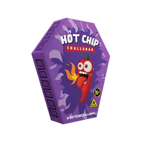 HOT CHIP Challenge Der ultimative scharfe Snack | 67 g | Extra scharf & würzig | Perfekt für Mutproben Partys & Challenges