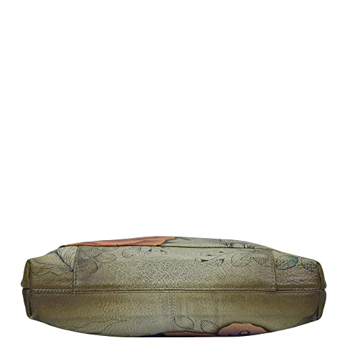 Bolso tipo tote convertible para mujer de cuero genuino pintado a mano por Anna by Anuschka miniatura 6