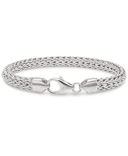 DEVATA Bali Dragon Bone Tulang Naga Chain/Borobudur Byzantine Chain/Paddy Chain 925 Sterling Silver Chain Bracelet Women Men3