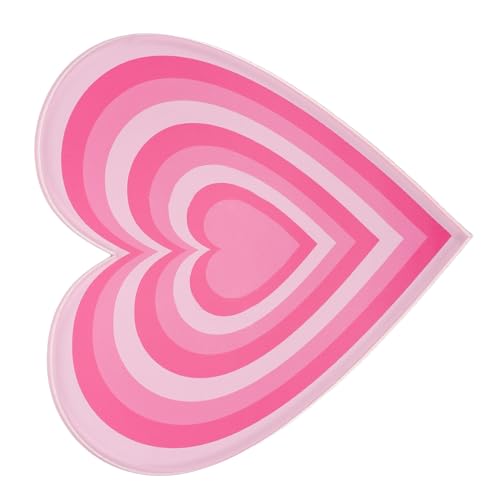 MUSISALY Lash Pallet Heart Shape Eyelash Grafting Tool Acrylic Lash Display Pallet