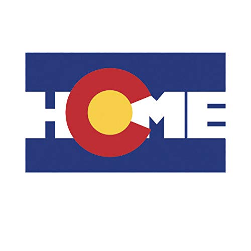 EW Designs Colorado State Flag Home Sticker Die Cut Decal CO Denver Boulder Fort Collins Bumper Sticker Vinyl Sticker Car Truck Decal 5"