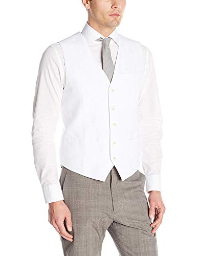Perry Ellis Men's Linen Suit Vest