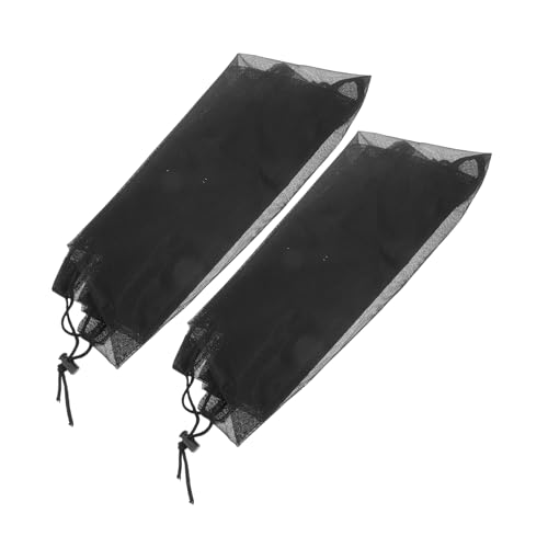 Milisten 2pièces Filet De Protection pour Tonneau De Pluie Lot de Couvercles à Maille avec Cordon De Serrage Collecteur Eau De Pluie pour Jardin Et Terrasse Débris