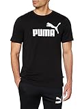 Normale Passform Puma Herren T-shirt, Puma Black, 3XL