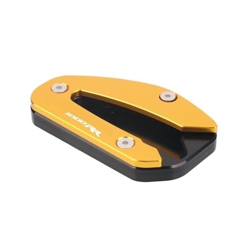 Extension béquille latérale CBR1000RR 2017-2021 plaque support noir titane - 4