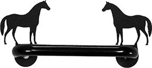 Village Wrought Iron Horse Cabinet Horizontal Door Handle image 2