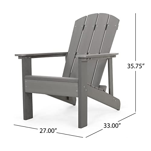 Christopher Knight Home Culver Adirondack Chair, Gray #TOP1