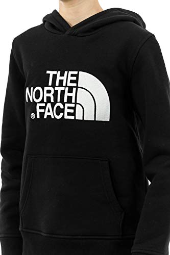 The North Face Y DREW PEAK PO HDY TNF BLK/TNF BLK Sweatshirt - Tnf Black/Tnf Black, S - Image 2